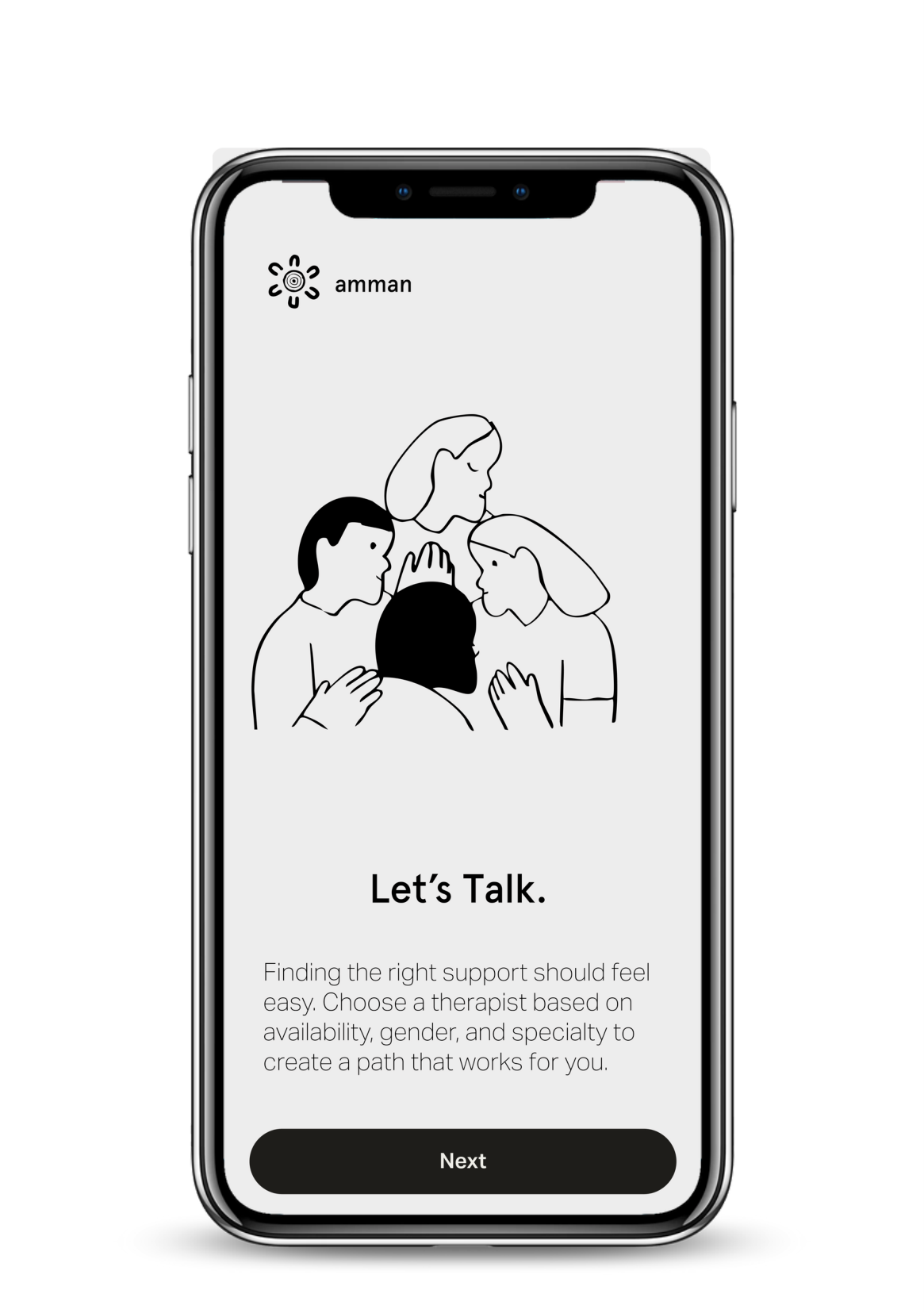 Aman therapy app - chat with licensed therapists